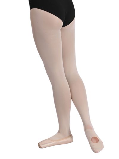 Collants com pé cor Rosa Tam 00 - Pridance