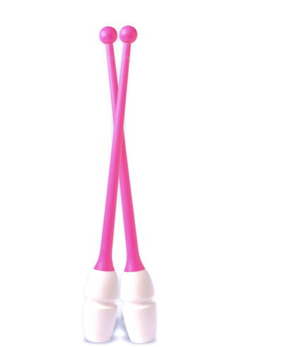 Maças Bicomponentes Pastorelli 45,2 cm - Cor Fucsia e Branco