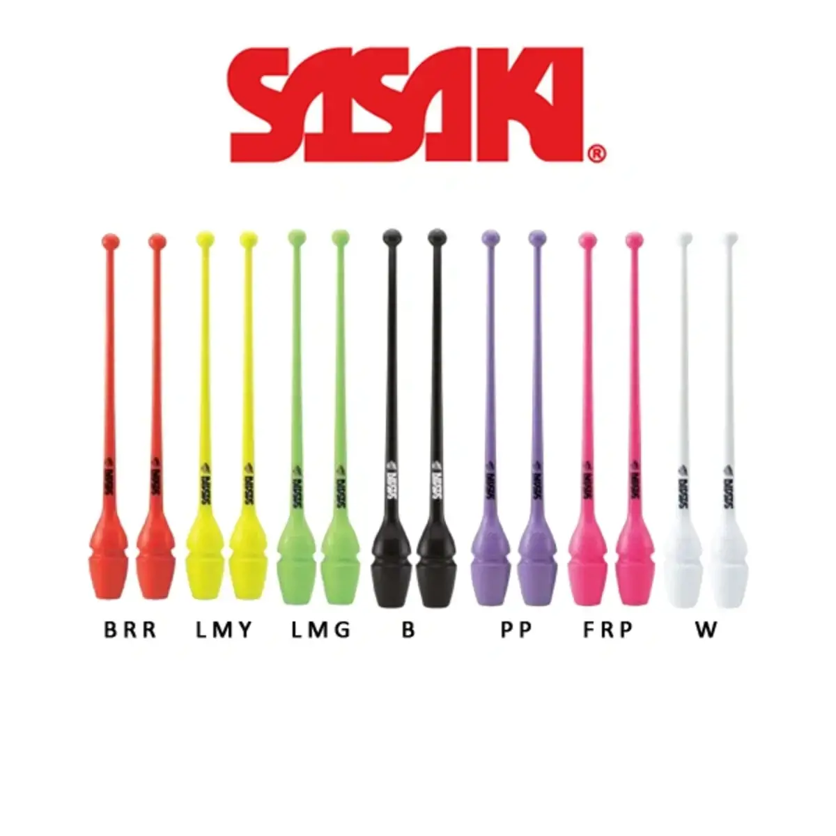 SAS - M-34H-F - B - Maças Monocolor conectáveis  SASAKI 44 cm - Cor Preto