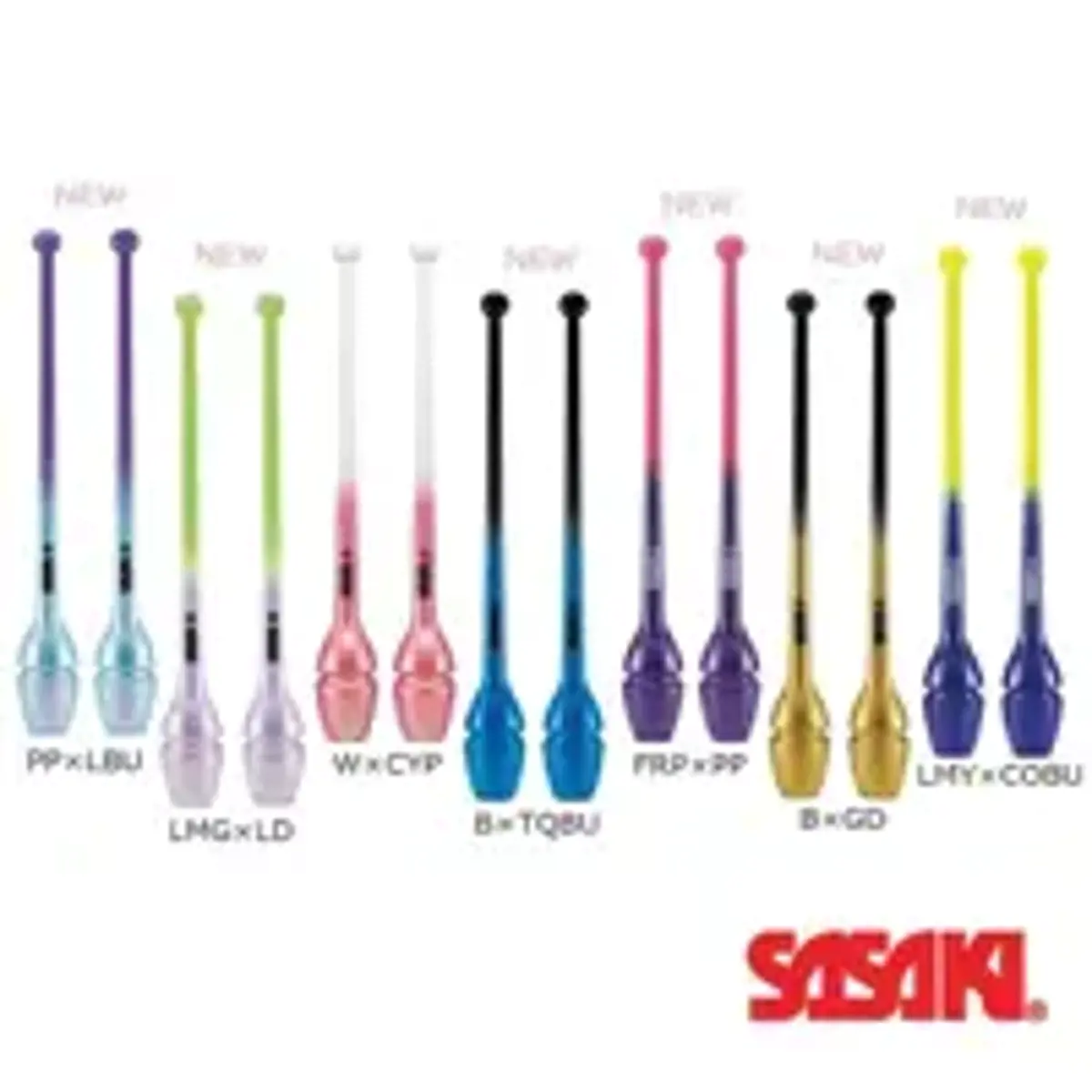 SAS-M-34JKGH-F-BxTQBU - Maças Gradientes  SASAKI 40,5 cm - Cor Preta e Azul Escuro